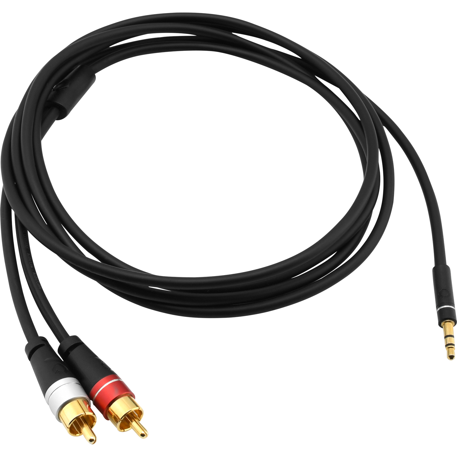 Oehlbach Audio Jack RCA Link Stereo audio cable JACK to 2x RCA LINK 1 m Black
