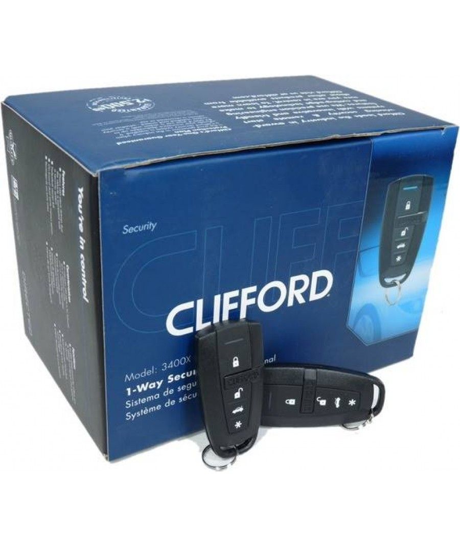 3400x-900x1069-1 Clifford 3400X Συναγερμός Αυτοκινήτου 1-Way (Σετ) - Image 1