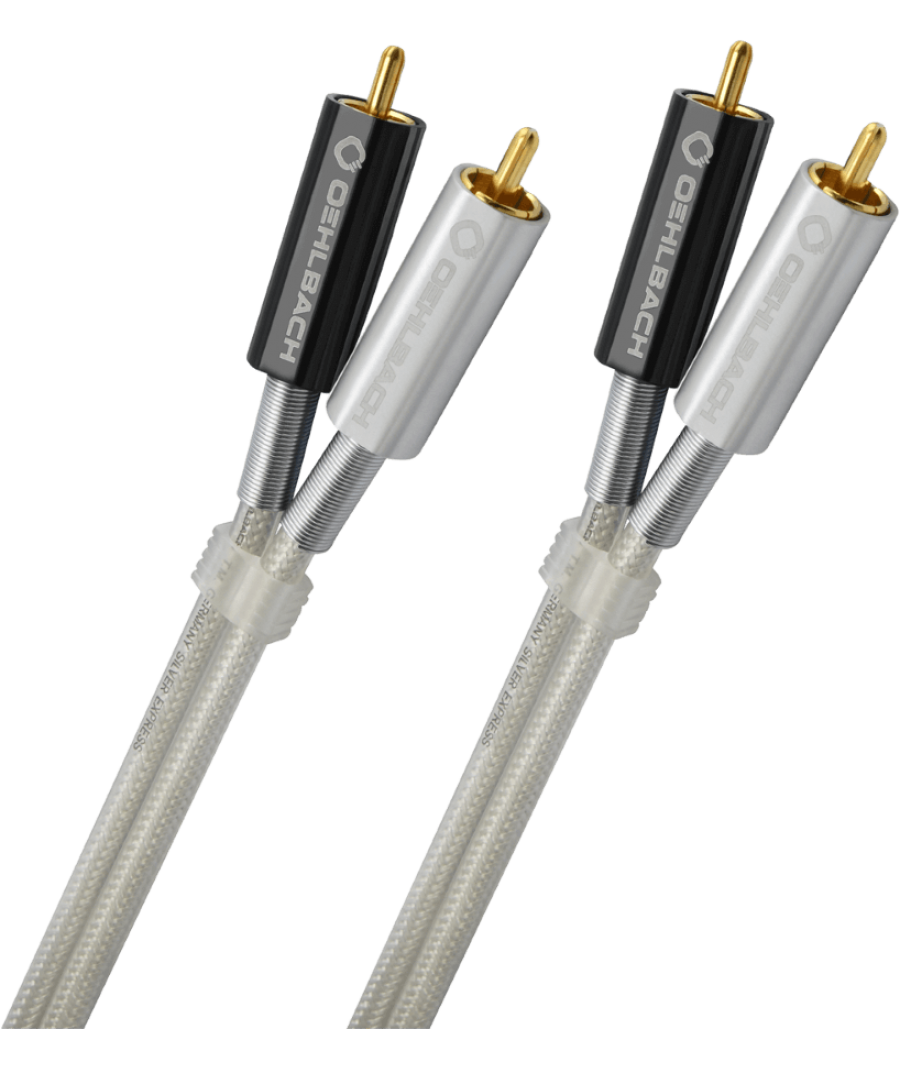 Oehlbach Silver Express LF Audio Διπλό Καλώδιο RCA  0.50m (Τεμάχιο)