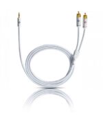 Oehlbach i-Connect J Καλώδιο ήχου φορητής συσκευής  3.5mm Jack  - 2 x RCA  1.5m White (Τεμάχιο)