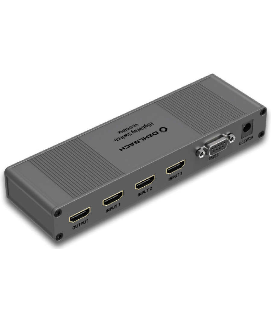 Oehlbach HighWay Switch 4K HDMI Splitter 3 IN : 1 OUT (Τεμάχιο)