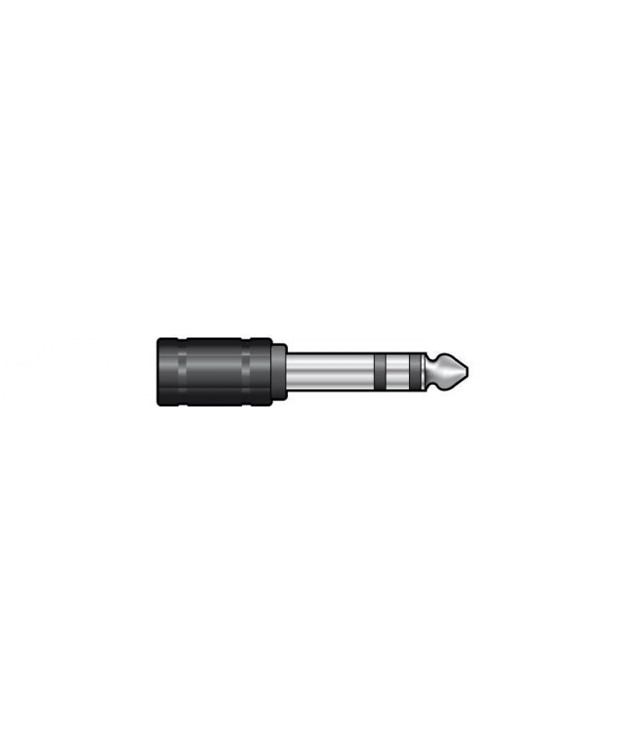 Qtx 757.873UK Αντάπτορας 3.5mm Stereo Jack – 6.3mm Stereo Jack (Τεμάχιο)