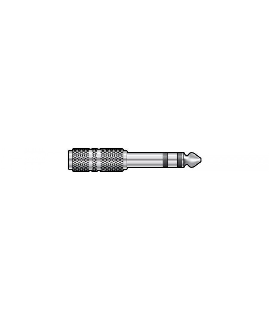 Qtx 757.882UK Αντάπτορας 6.3mm Stereo Jack – 3.5mm Stereo Jack Nickel (Τεμάχιο)
