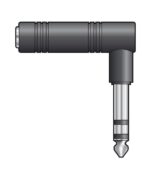Qtx 758.334UK Αντάπτορας σε Ορθή Γωνία 6.3mm Stereo Jack Βύσμα - Υποδοχή (Τεμάχιο)