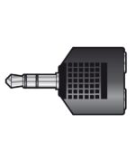 Qtx 759.307UK Splitter 3.5mm Stereo Jack Βύσμα – 2 x 3.5mm Stereo Jack Υποδοχές (Τεμάχιο)