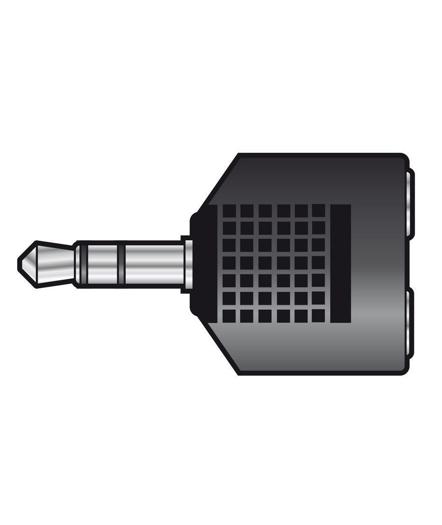 Qtx 759.307UK Splitter 3.5mm Stereo Jack Βύσμα – 2 x 3.5mm Stereo Jack Υποδοχές (Τεμάχιο)