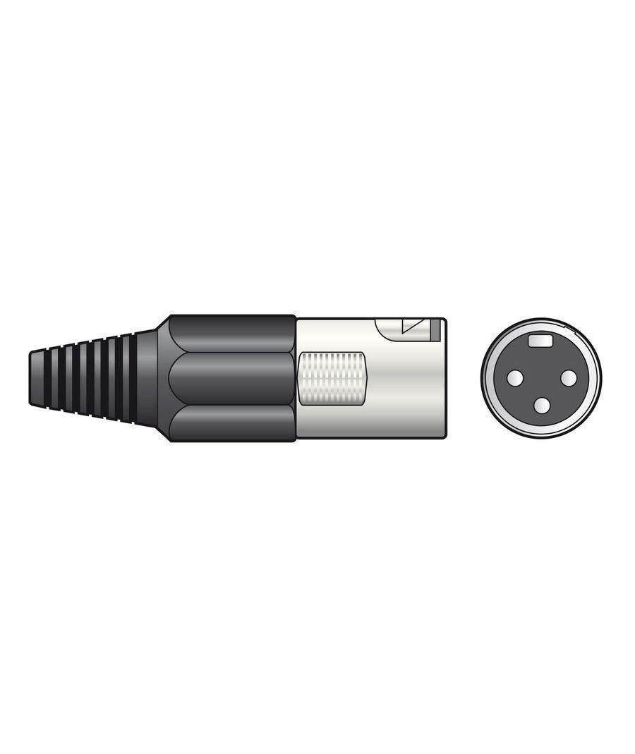 Qtx 761.627UK Υποδοχές XLR 3 ακίδων (Τεμάχιο)