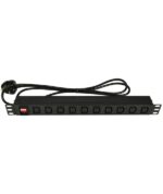 Adastra 1U-PDU-10C13 Rackmount Διανομής Ισχύος 8-Gang (Τεμάχιο) - Image 2