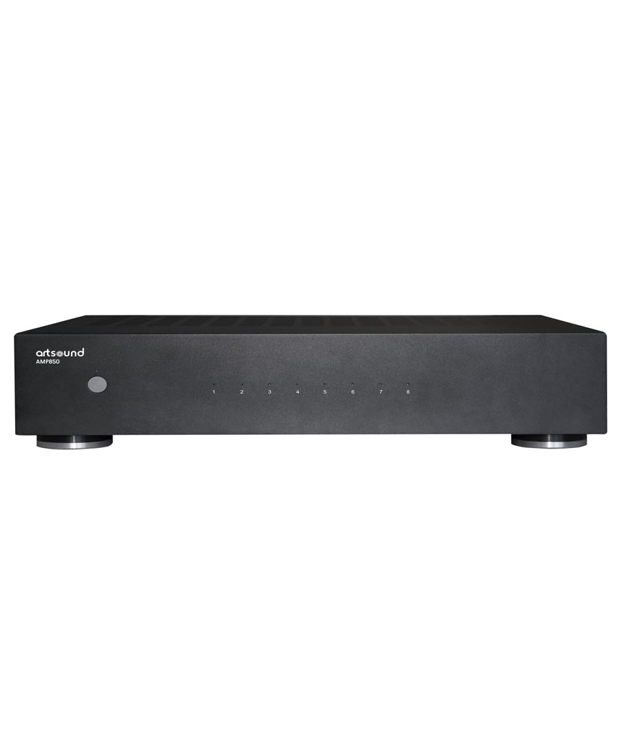 Artsound AMP850 Ενισχυτής Πολλαπλών Καναλιών 8x50W Black (Τεμάχιο)