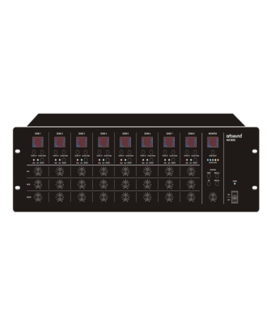 ArtSound MAT-8000, 8x8 Audio Matrix Μαύρος (Τεμάχιο)