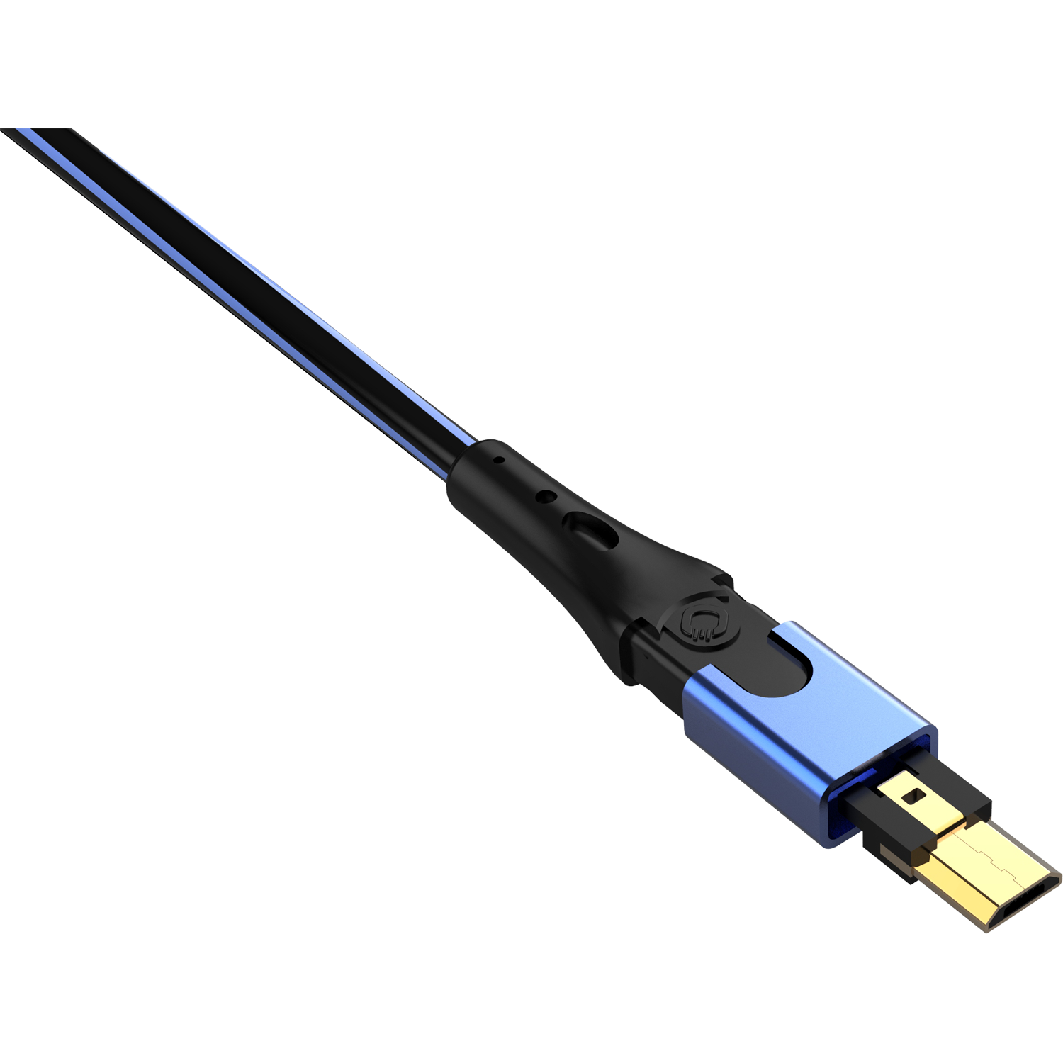 Oehlbach USB Plus Micro USB 2.0 cable type A to type Micro-B 50 cm Blue