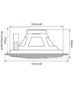 Adastra EC56V Χωνευτό Ηχείο Οροφής 5.25'' 6W RMS Λευκό (Τεμάχιο) - Image 3