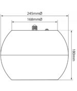 Adastra PS50 Κρεμαστό Ηχείο Οροφής 5" 20W RMS Λευκό (Τεμάχιο) - Image 3