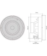 Adastra SL6 Χωνευτό Ηχείο Οροφής 6.5'' 40W RMS Λευκό (Ζεύγος) - Image 4