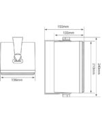 Adastra B30V-W Επιτοίχια Ηχεία 4" 30W RMS Λευκά (Ζεύγος) - Image 4