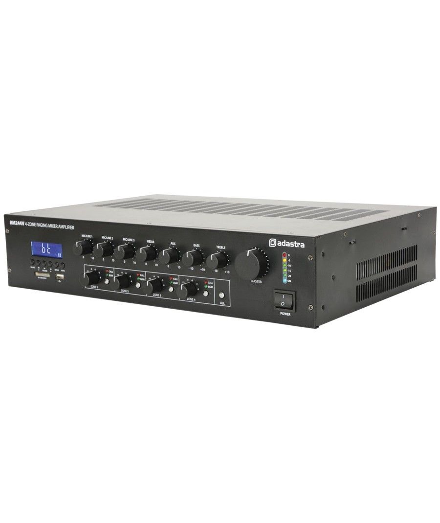 Adastra RM244V 100V Ενισχυτής - Μίκτης 4 Ζωνών / 5 Εισόδων 240W RMS (Τεμάχιο)