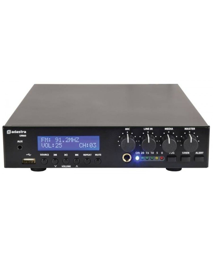 Adastra UM60 Ενισχυτής-Μίκτης 60W RMS (Τεμάχιο)