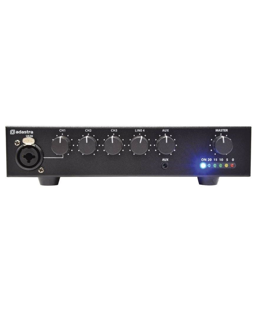 Adastra UA30 Mini Ενισχυτής Μίκτης 100V 30W RMS (Τεμάχιο)