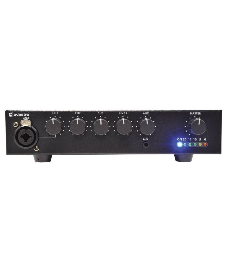 Adastra UA60 Mini Ενισχυτής Μίκτης 100V 60W RMS (Τεμάχιο)