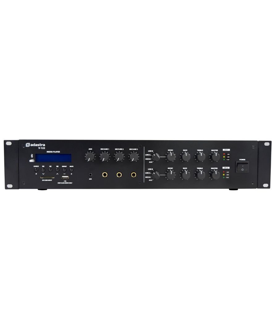 Adastra V-122 Μίκτης-Ενισχυτής 100V 2 x 120W DAB+/FM/USB/SD/BT (Τεμάχιο)