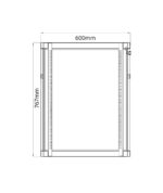 Adastra RC15U450 19" Rack Cabinet 15U x 450mm  (Τεμάχιο) - Image 4
