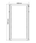 Adastra RC22U450 19" Rack Cabinet 22U x 450mm Deep (Τεμάχιο) - Image 2