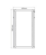 Adastra RC22U600 19" Rack Cabinet 22U x 600mm Deep (Τεμάχιο) - Image 4
