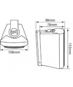 Adastra BC3V-W Επιτοίχιο Ηχείο 3" 30W RMS Λευκό (Τεμάχιο) - Image 3