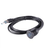 Ampire XUD200 Διπλό Καλώδιο Επέκτασης USB 3.0 2m (Τεμάχιο) - Image 2