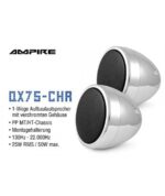 Ampire QX75-BLK Μικρά Στερεοφωνικά Ηχεία 2.75'' 25W RMS Μαύρα  (Ζεύγος) - Image 3