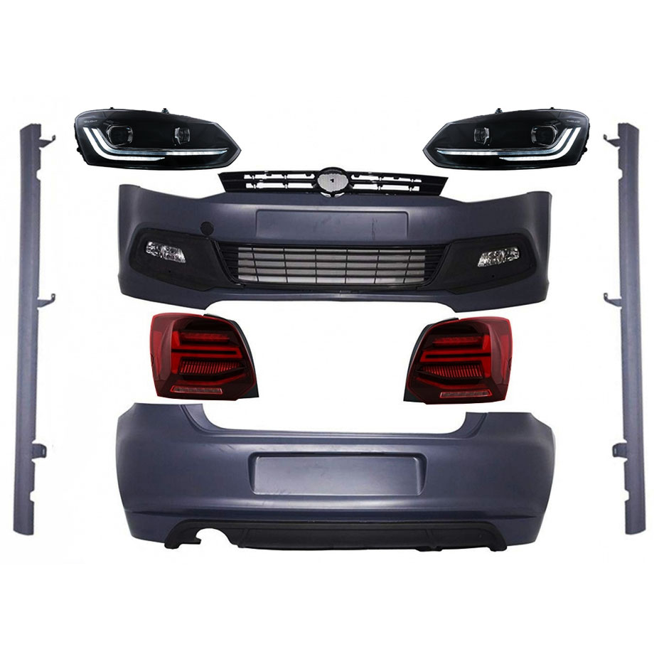 BODY-KIT-ΓΙΑ-VW-POLO-6R-2009-2017-R-LINE-DESIGN-ΠΛΗΡΕΣ-ΜΕ-ΠΡΟΦΥΛΑΚΤΗΡΑ-ΠΟΔΙΕΣ-ΦΑΝΑΡΙΑ-FULL-LED-DYNAMIC BODY KIT ΓΙΑ VW POLO 6R (2009-2017) R-LINE DESIGN ΠΛΗΡΕΣ ΜΕ ΠΡΟΦΥΛΑΚΤΗΡΑ ΠΟΔΙΕΣ & ΦΑΝΑΡΙΑ FULL LED DYNAMIC - Image 1