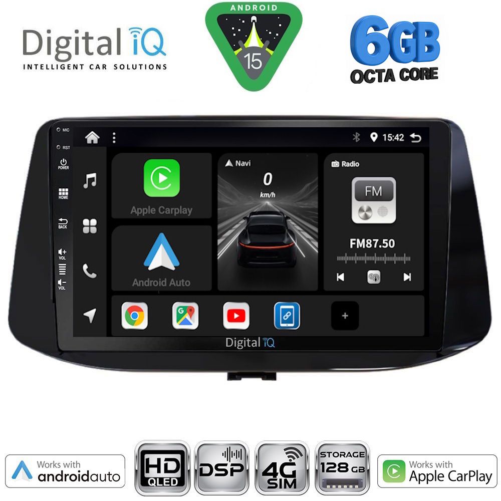 BXF17233-15 DIGITAL IQ BXF 17233_CPAA (9inc) MULTIMEDIA TABLET for HYUNDAI i30 mod. 2018-2025 - Image 1