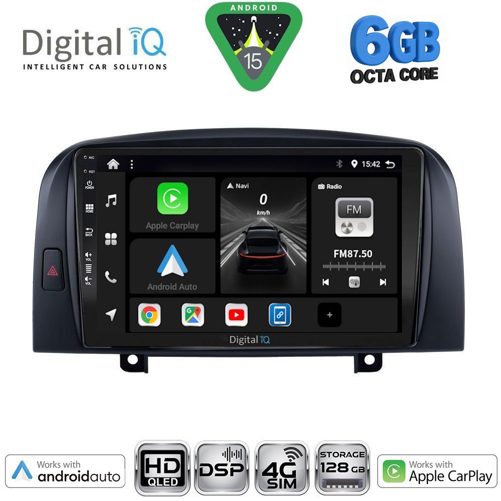 BXF17248-15 DIGITAL IQ BXF 17248_CPAA (9inc) MULTIMEDIA TABLET for HYUNDAI SONATA mod. 2006-2009 - Image 1