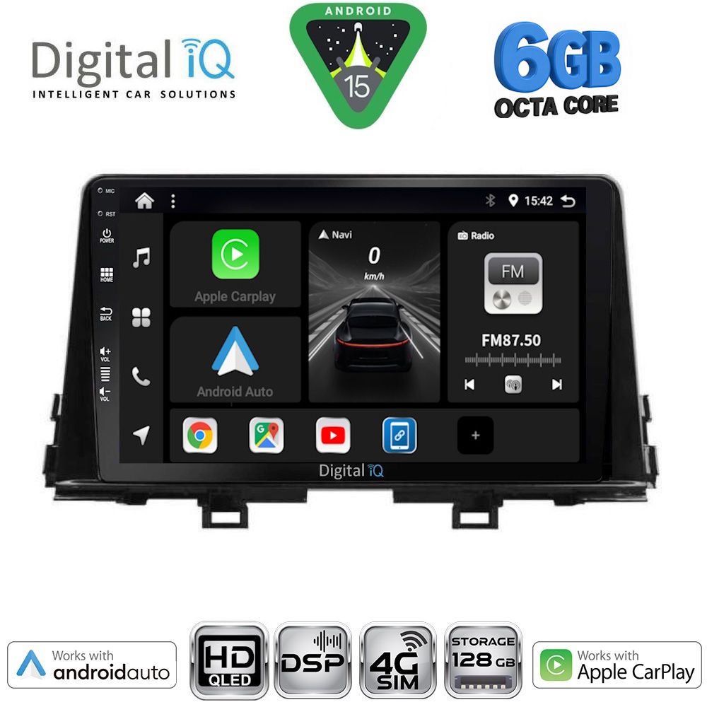 DIGITAL IQ BXF 17309_CPAA (9inc) MULTIMEDIA TABLET for KIA PICANTO mod. 2017-2021