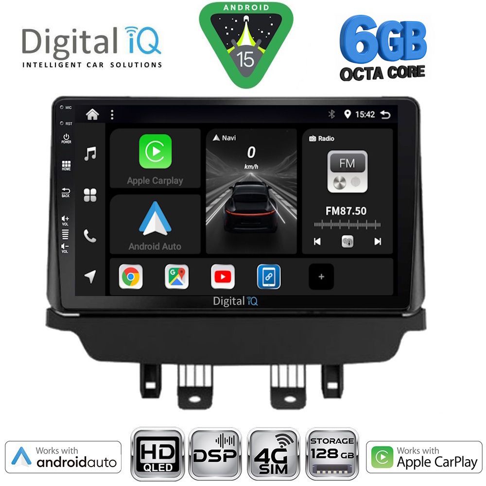 DIGITAL IQ BXF 17384_CPAA (9inc) MULTIMEDIA TABLET for MAZDA CX3 mod. 2014-2023