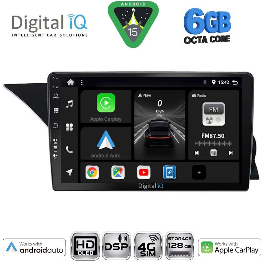 DIGITAL IQ BXF 17411_CPAA (NTG 4.0) (9inc) MULTIMEDIA TABLET for MERCEDES GLK (X204) mod. 2008-2012