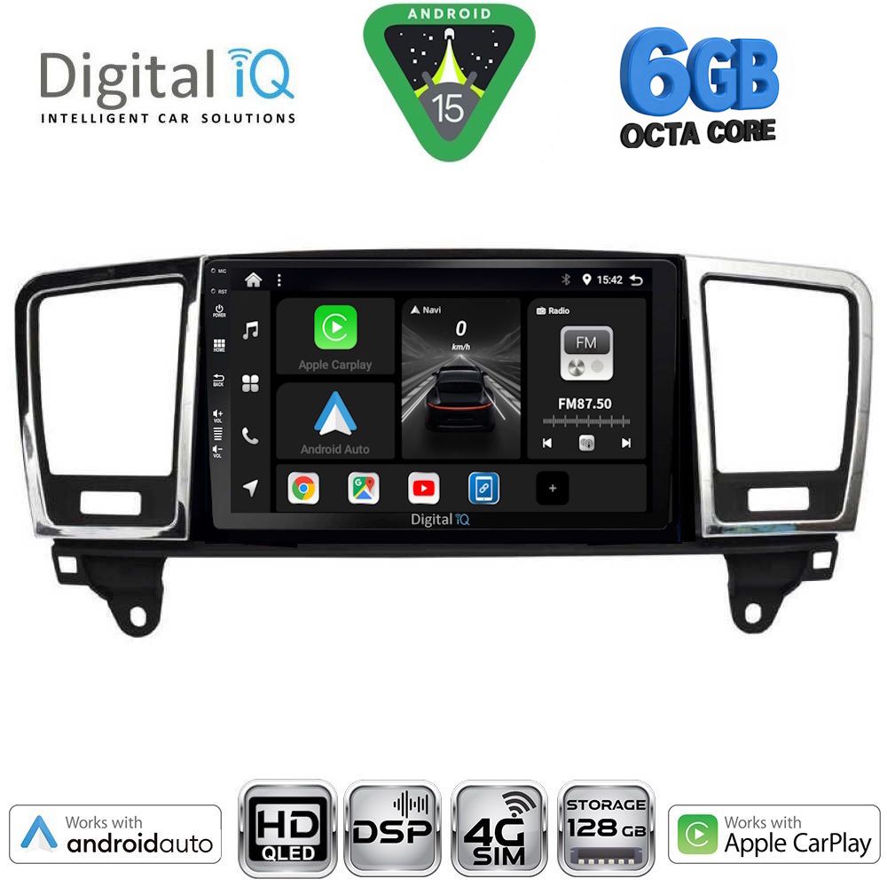 BXF17415-15 DIGITAL IQ BXF 17415_CPAA (9inc) MULTIMEDIA TABLET for MERCEDES ML (W166) - GL (X166) mod. 2011-2019 - Image 1