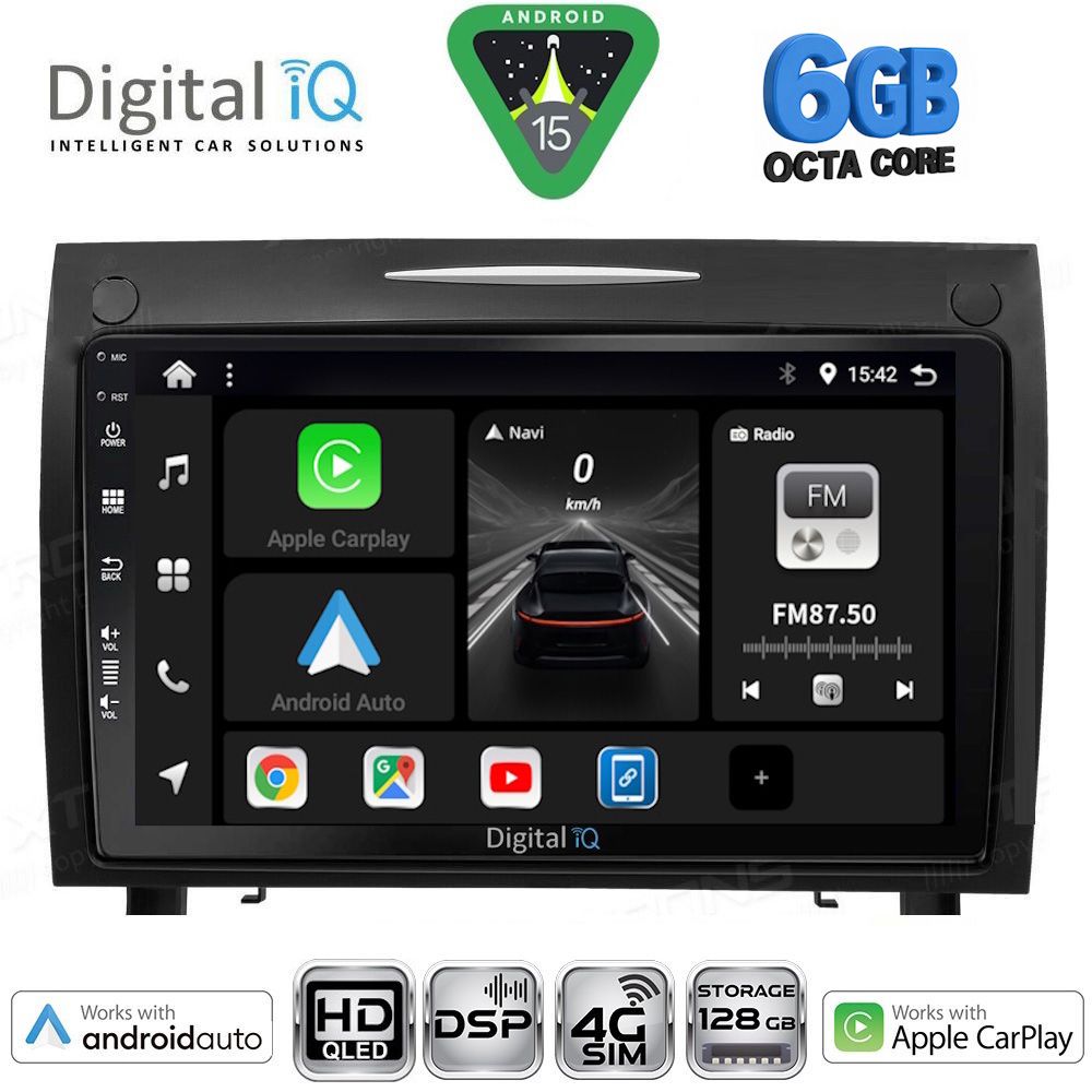 BXF17419-15 DIGITAL IQ BXF 17419_CPAA (9inc) MULTIMEDIA TABLET for MERCEDES SLK R171 mod. 2004-2010 - Image 1