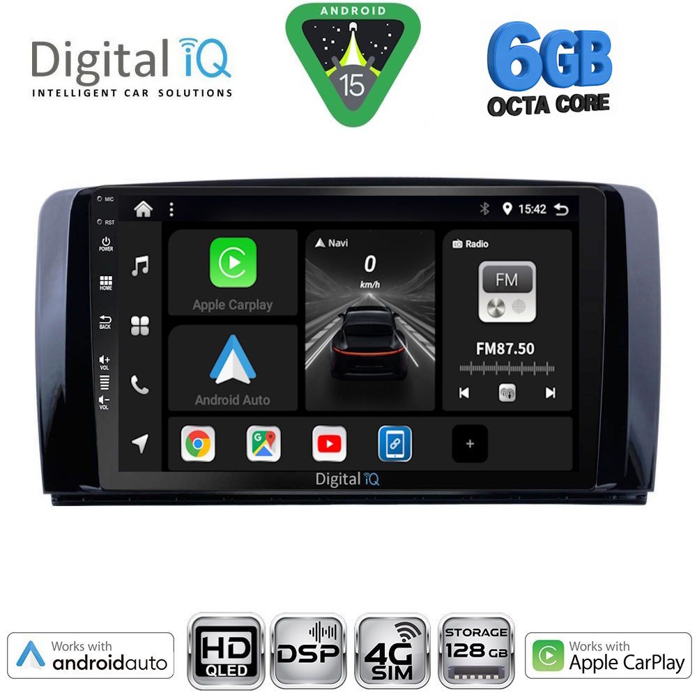 BXF17422-15 DIGITAL IQ BXF 17422_CPAA (9inc) MULTIMEDIA TABLET for MERCEDES R (W251) mod. 2006-2015 - Image 1