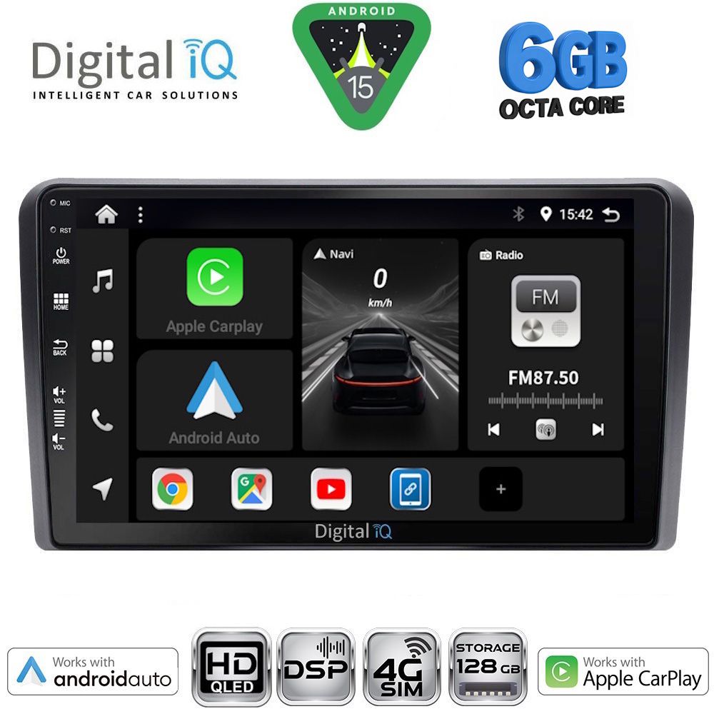 DIGITAL IQ BXF 17481BL_CPAA (9inc) MULTIMEDIA TABLET for OPEL ALL mod. 2004-2014 (BLACK)