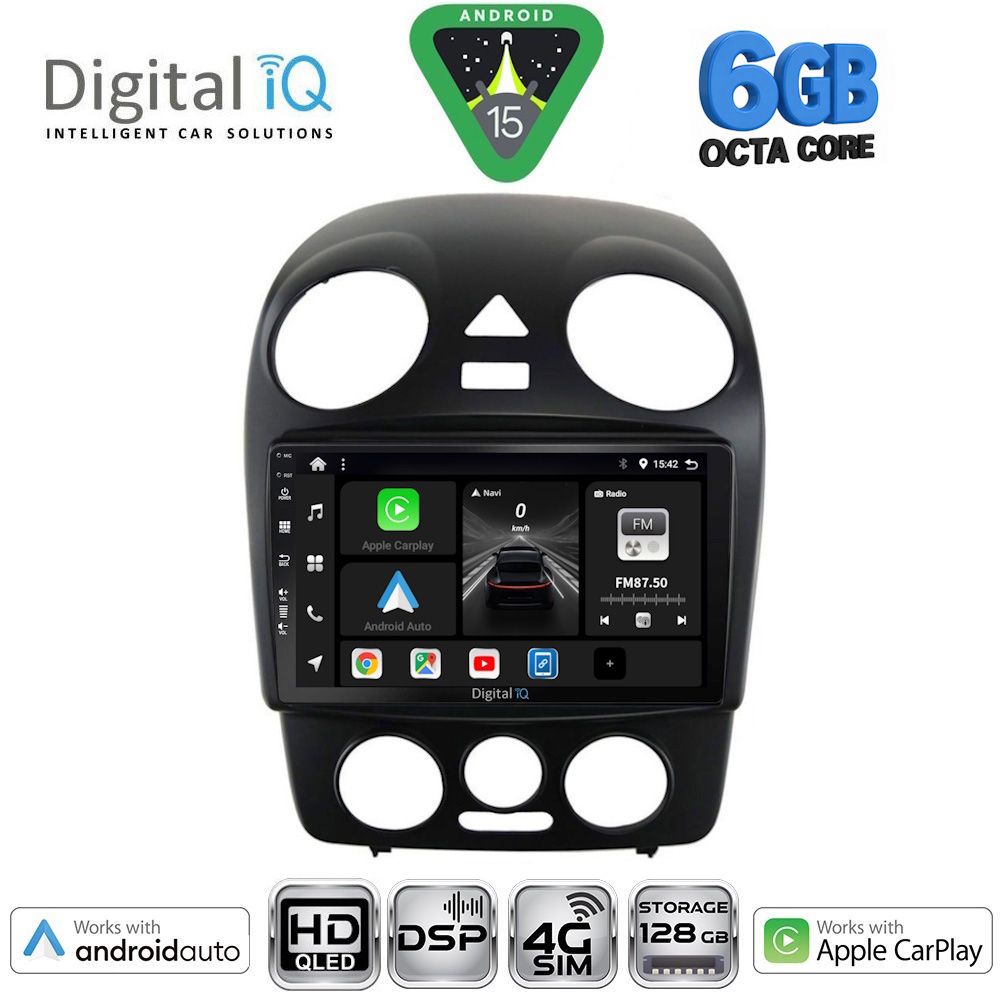 DIGITAL IQ BXF 17742_CPAA (9inc) MULTIMEDIA TABLET for VW BEETLE mod. 2004-2011