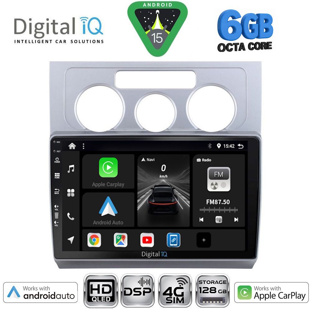BXF17767AC-15 DIGITAL IQ BXF 17767_CPAA A/C (10inc) MULTIMEDIA TABLET for VW TOURAN mod. 2003-2010 - Image 1