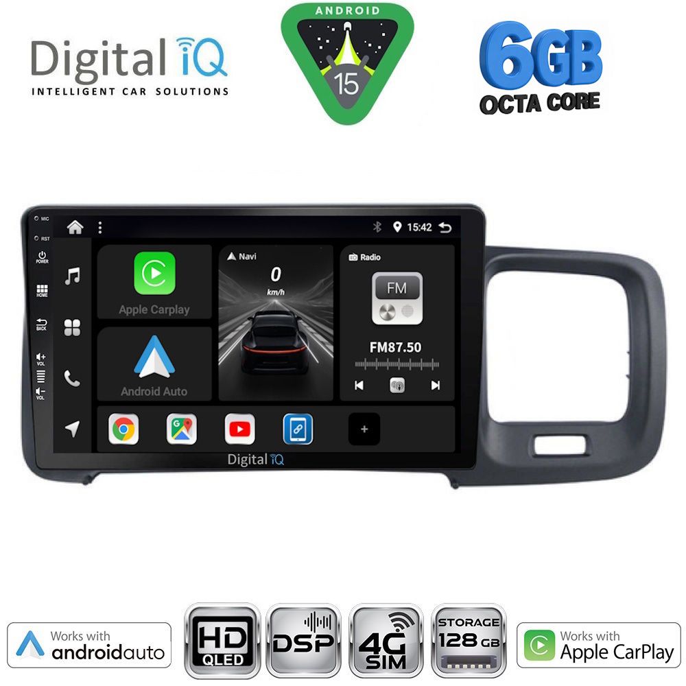 BXF17785-15 DIGITAL IQ BXF 17785_CPAA (9inc) MULTIMEDIA TABLET for VOLVO S60 mod. 2010-2018 - Image 1