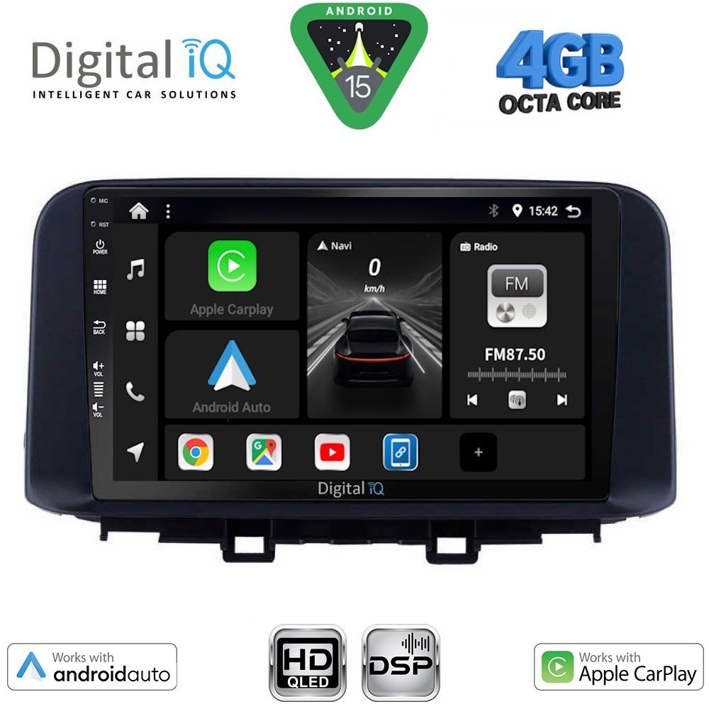 BXF6237_15 DIGITAL IQ BXF 17237_CPAA (10inc) MULTIMEDIA TABLET for HYUNDAI KONA mod. 2017-2023 - Image 1