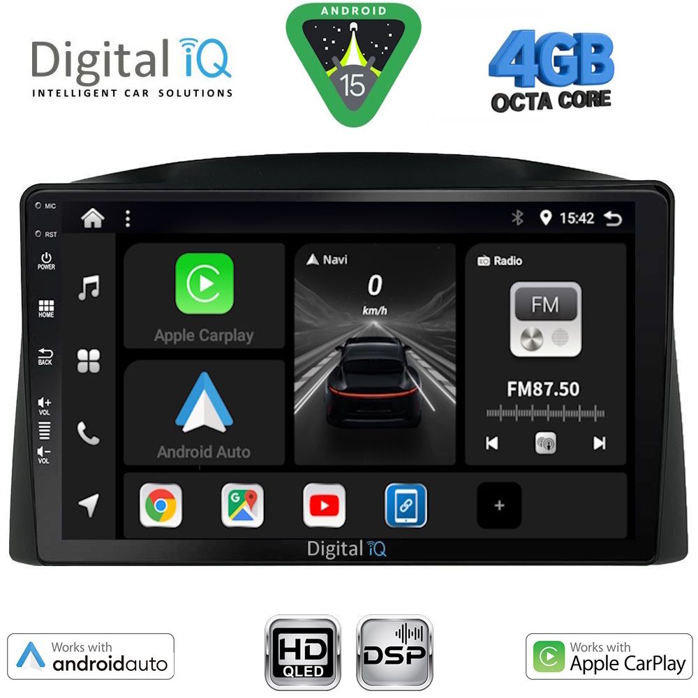 BXF6271_15 DIGITAL IQ BXF 17271_CPAA (10inc) MULTIMEDIA TABLET for JEEP GRAND CHEROKEE mod. 2005-2007 with Original Navi - Image 1
