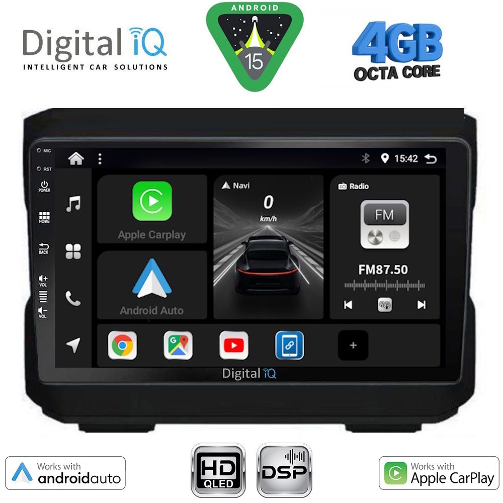 BXF6272_15 DIGITAL IQ BXF 17272_CPAA (10inc) MULTIMEDIA TABLET for JEEP mod. 2007-2014 - DODGE mod. 2007-2014 - Image 1