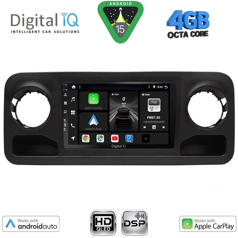 BXF6424_15 DIGITAL IQ BXF 17424_CPAA (10inc) MULTIMEDIA TABLET for MERCEDES SPRINTER mod. 2018-2026 - Image 1