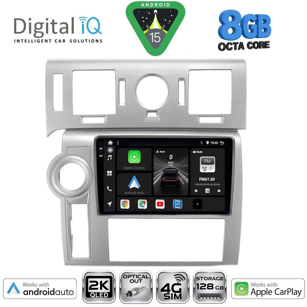 DIGITAL IQ BXK 20216_CPAA (9inc) MULTIMEDIA TABLET for HUMMER H2 mod. 2008-2009