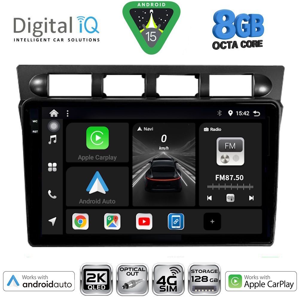 DIGITAL IQ BXK 20306_CPAA (9inc) MULTIMEDIA TABLET for KIA PICANTO mod. 2004-2008