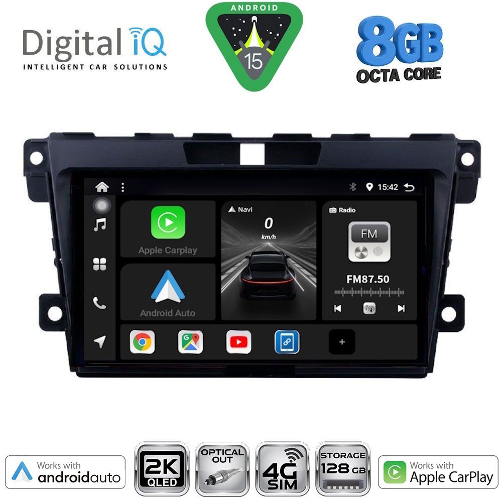 DIGITAL IQ BXK 20389_CPAA (9inc) MULTIMEDIA TABLET for MAZDA CX7  mod. 2006-2012